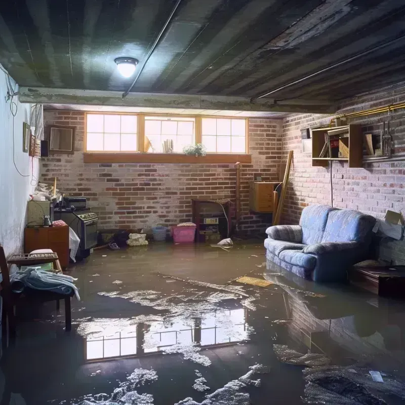 Flooded Basement Cleanup in Middleborough Center, MA